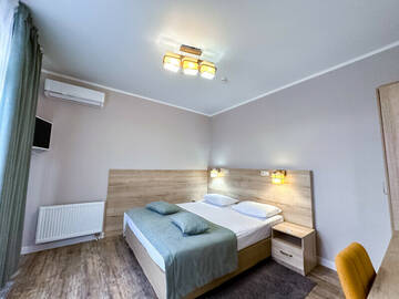 3-х местный семейный двухкомнатный номер комфорт с балконом в Гостинице Терем у реки